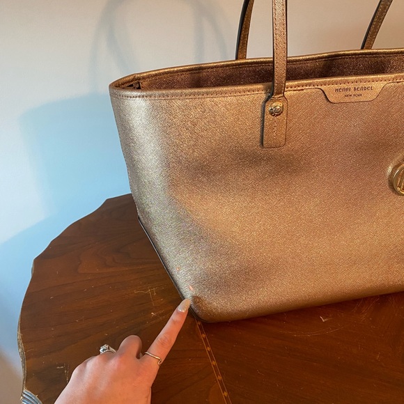 Henri Bendel Rose Gold & Sparkly Tote 💕 - Picture 5 of 10